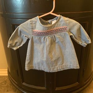 Carter's denim shirt with detailing